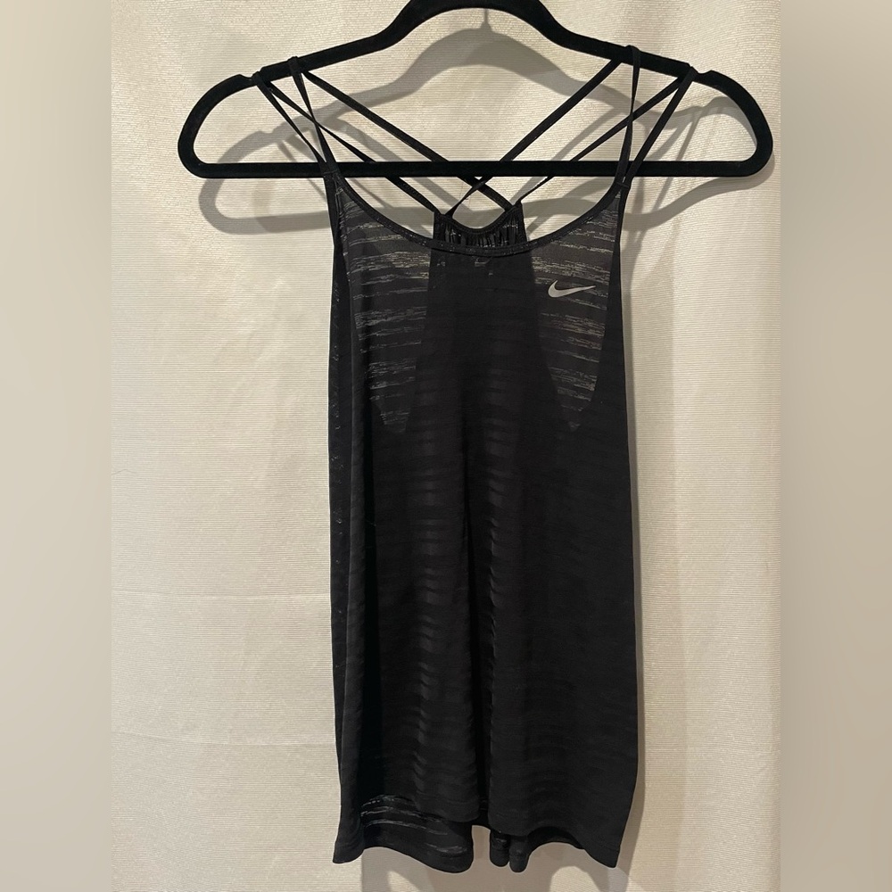 Nike Women's Strappy Black Tank Top